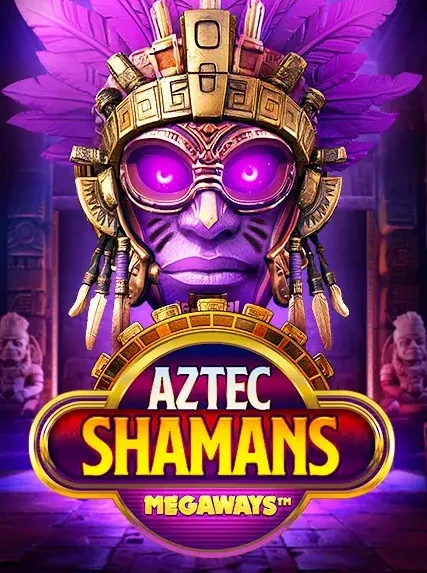 Decorative casino game artwork for Super Spin: Aztec Shamans Megaways